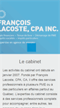 Mobile Screenshot of francoislacoste.com